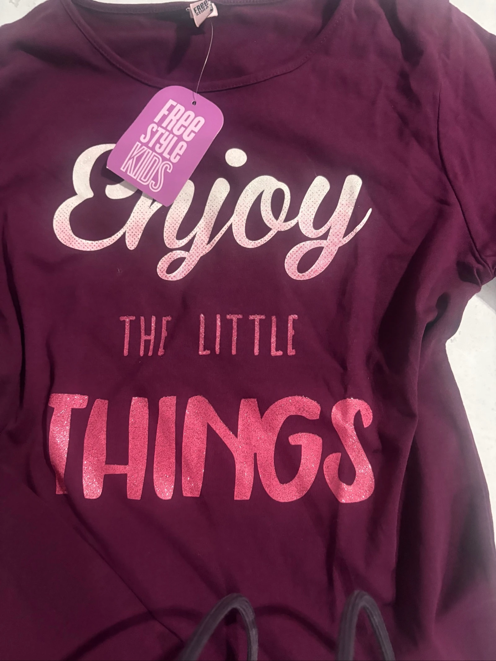 Camiseta manga larga bordô Free Style El Corte Ingles 13-14 / XS – photo 2